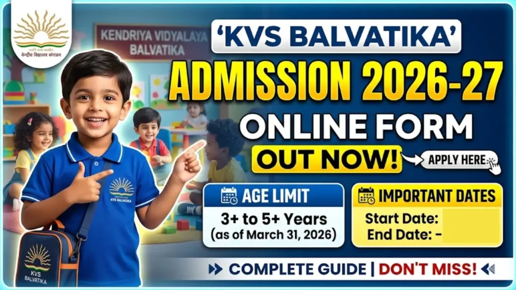 KVS Balvatika Admission 2026-27 Online Form (1)