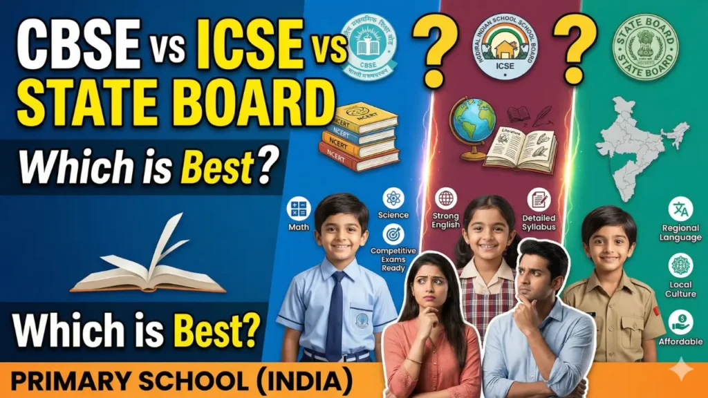 CBSE vs ICSE vs State Board CBSE vs ICSE vs State Board