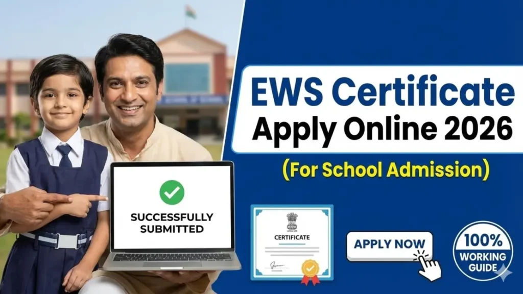 EWS Certificate Apply Online 2026