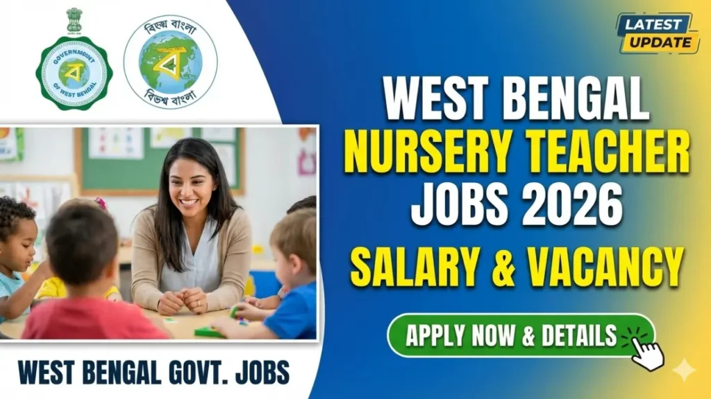 Nursery Teacher Jobs in West Bengal 2026