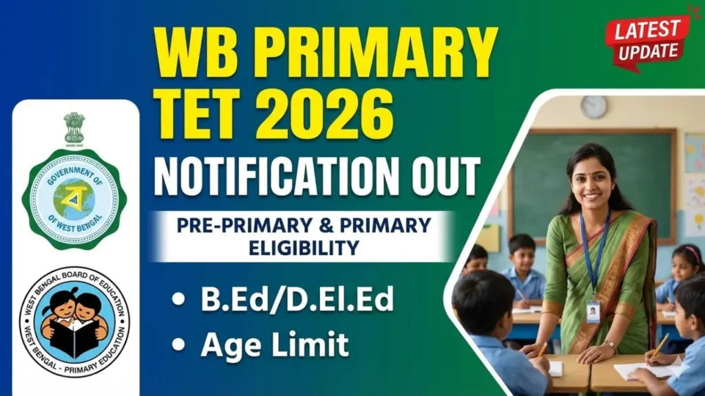 WB Primary TET 2026 Notification